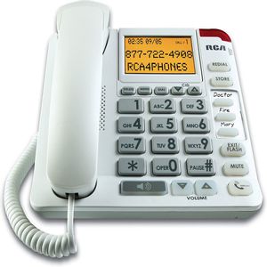  Teléfono Fijo Rca 1124-1wtga