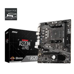 Motehrboard Msi A520m-a Pro Ddr4 Am4