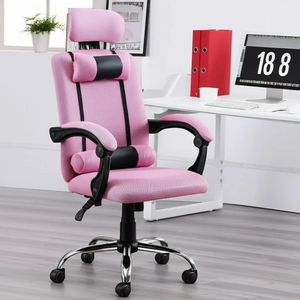 Silla ergonomica wl01 rosa tela mesh