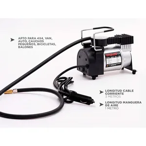 COMPRESOR PORTATIL 12V P/CARRO 250 PSI -PRETUL- Materiales Sterling