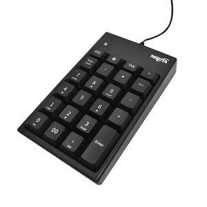 Teclado USB numerico con 3 teclas multimedia NISUTA - NSKB11N