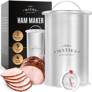 Los moldes para prensas de carne Deli Matiks hacen jamón casero y saludable