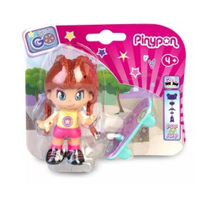 Pinypon Let's Go Figura Con Accesorio De Transporte Skate