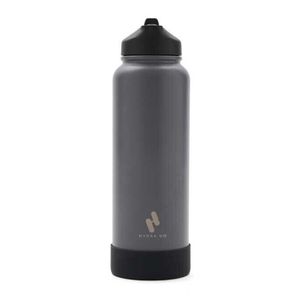 Botella Termica Hydra Go Acero Inoxidable 1000ml - Gris Claro/negro