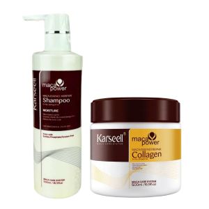 Kit Reparador Karseell Maca Power Shampoo + Máscara Colágeno