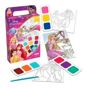 Set Princesas Pintando Con Acuarelas Dju00703