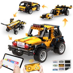 Kit de construcción de robots Apitor Robot R 4 en 1 con control de aplicaciones
