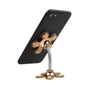 Soporte Para Celular Ventosa Flexible 360° X2 Unidades Bronce Dinax MG485