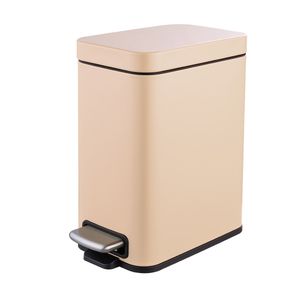 Cesto de Basura Desore 5 Litros Beige Brillo