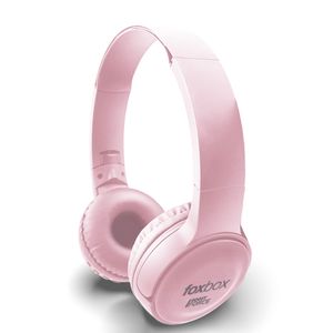 FOXBOX Auriculares Boost Force - Micro SD - Bluetooth - Rosa