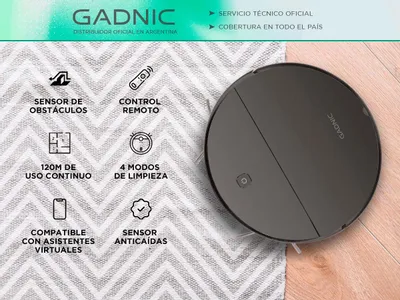 Aspiradora Robot con 4 Modos de Limpieza