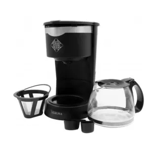 Cafetera Eléctrica TELEFUNKEN VERONA 600ml Filtro Lavable Jarra de Vidrio