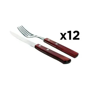 Set X12 Cuchillo Tramontina Ipanema De Acero Inoxidable