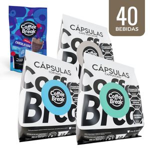 Pack Family - 40 cápsulas  de café Coffee Break -  Dolce Gusto compatibles