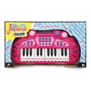 Juliana Teclado Con Luces Y Sonidos Infantil Piano