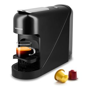 Cafetera Winco Negro W1926 Expreso Cápsulas Tipo Nespresso 20 BAR  