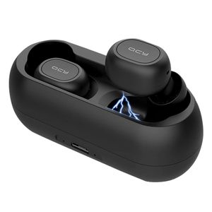 Auriculares Bluetooth Negros QCY T1C Manos Libres Inalámbrico IPX5 