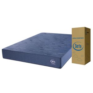 Colchón de resortes compactado de 2 plazas Serta Box Hybrid 130x190