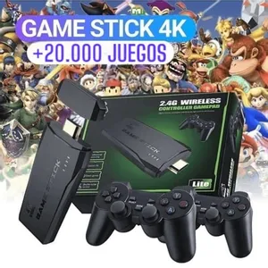Consola Retro Gaming TV Stick M8 – 64GB, 20000 Juegos, 4K HDMI, 2 Mandos Inalámbricos, Emula Arcade, PS1, SEGA Consola Retro Gaming TV Stick M8 – 64GB, 20000 Juegos, 4K HDMI, 2 Mandos Inalámbricos, Emula Arcade, PS1, SEGA