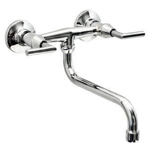 Griferia cocina Aqualaf 9006 Aukan lever pared exterior