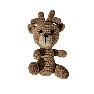 Huemul Personaje Amigurumi Tejido Juguete Bebes Crochet Montessori