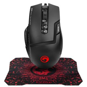 Combo Mouse+pad Marvo M355+g1p 6400 Dpi 9 Bot