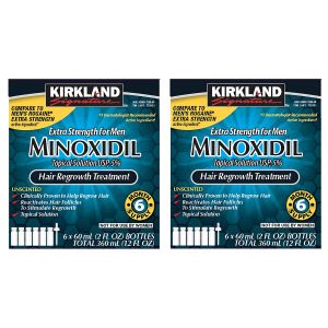 Tratamiento para la caída del cabello Kirkland Minoxidil 5% 6 meses