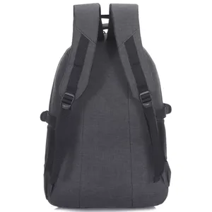 Mochila Negra Cecchini Porta Notebook Amplia Cl sica Bolsillos