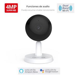 Cámara WIFI 4mpx Audio y micrófono Lector tarjeta Microsd Compatible con Alexa - Ideal cuidado niños/ancianos/mascotas
