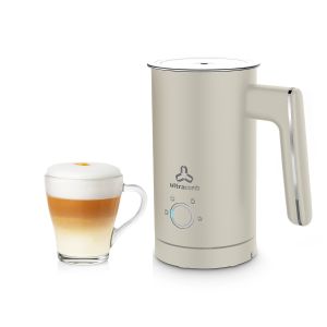 Espumador de Leche Ultracomb EL-8501N 500W Espuma Caliente Fria Beige 4 Funciones