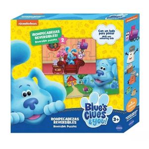 Rompecabezas x2 Reversible Las Pistas de Blue 6 Pzs