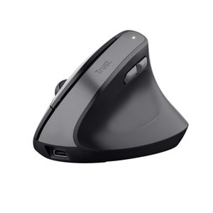 Mouse inalambrico ergonomico Trust Bayo II - Negro