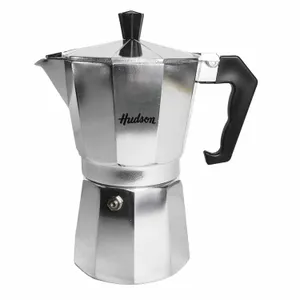 Cafetera Vidrio 600ml Hudson Acero Inox Francesa Cobre Bz3