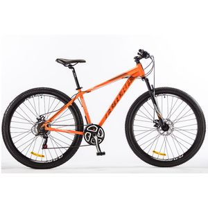 Bicicleta Futura MTB Pantera 21 Velocidades Rodado 29" Naranja y Negra/Cambio Shimano