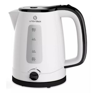 Pava Eléctrica Whitenblack Apw19 Con Corte Temperatura 1.7l