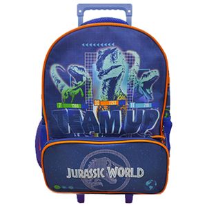 Mochila C/Carrito 16" Jurassic World Dinosaurios Escolar $55.00015 $46.750