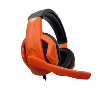 Auriculares Headset Gamer Noga Stormer St-9028 3.5mm Consola Naranja