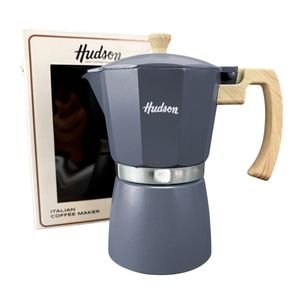 Cafetera Aluminio Hudson Tipo Italiana 9 Tazas