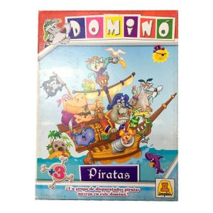  Domino Implas Piratas Infantil 28 Fichas 