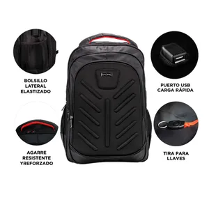 Mochila gadnic antirrobo online impermeable para notebook 15.6