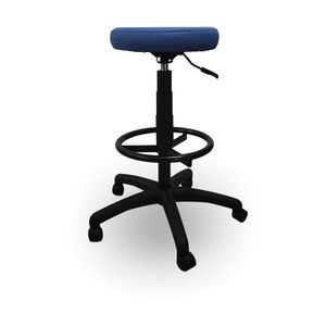 Banqueta Taburete Cajero PINO pvc azul