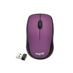 Mouse Mini Inalámbrico USB 1600DPI Nisuta NSMOW37V Violeta
