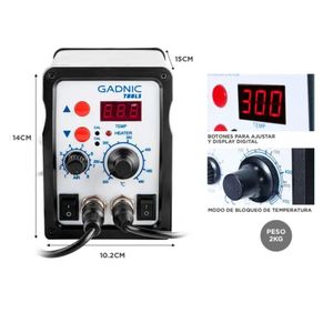 Estación de Soldado Gadnic 878D SMD 750w