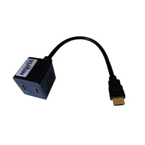 Cable HDMI macho a 2 HDMI hembra para dividir la señal NISUTA - NSCHD2HD