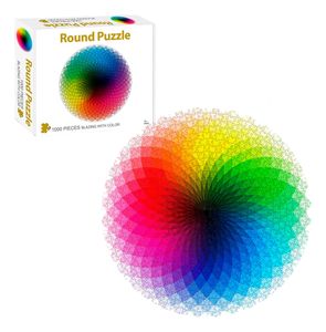 Rompecabezas 1000 Piezas Puzzle Circular Multicolor