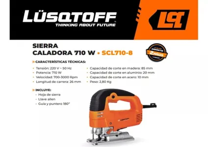 Sierra Caladora 710 W Profesional Lusqtoff - Mm