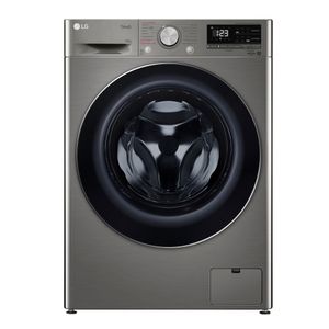 Lavarropas LG Carga Frontal 10kg WM10VVC4S6 Plateado Inverter Direct Drive AI DD ThinQ WiFi Steam