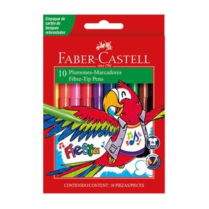 Marcadores de Colores Faber-Castell Fiesta 45 x10
