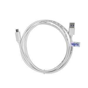Cable USB 3.1 tipo C a USB 3.0 AM de 1m color BLANCO NISUTA - NSCUSCAM