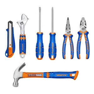 Set Herramientas Manuales 7 Piezas Wadfow Alicate Pinzas